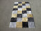 RAU Patchwork Lammfelldecke Echtfelldecke Lammfell Echtfell Bettvorleger 160 x 60 cm