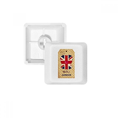DIYthinker Formal Hat UK London Stamp Britannien PBT Keycaps für Mechanische Tastatur Weiß OEM Keine Markierung Drucken R4