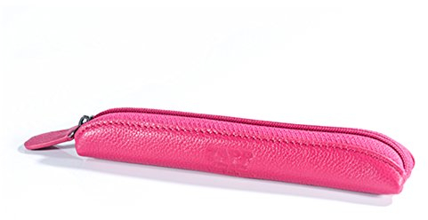 ZAPP- Custodia 100% in pelle di mucca per sigaretta sottile elettronica/E-Shisha (taglia M, rosa), adatto per il tipo di batteria, 1500 mah, 2100 mah... (senza nicotina o tabacco)
