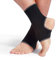 NEOtech Care Sprunggelenkbandage - Elastisches & Atmungsaktives - Mittlere Kompression (Schwarz, 1 Paar, Größe M)