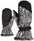 Ziener Damen KEM MITTEN lady glove Ski-handschuhe/Wintersport, , schwarz (wild zebra print), 8