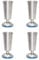 Set of 4 NUZAMAS Cabinet Legs Kitchen Feet Worktop, Cup Shape, 120mm High, Unit, Breakfast Bar, Desk Table Legs Furniture Legs - Stainless Steel - 0-5mm Adjustable Height