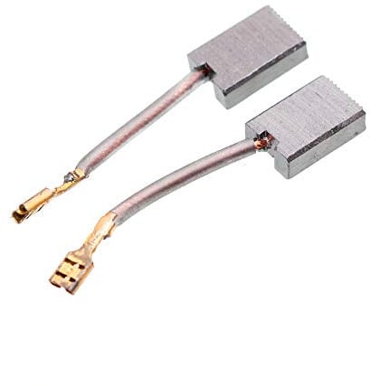 Kohlebürsten Set 6x12x18 mm – Ersatzkohlen für Elektrowerkzeuge – Motorbürsten für Bohrmaschine, Winkelschleifer, Kreissäge – 2 Stück