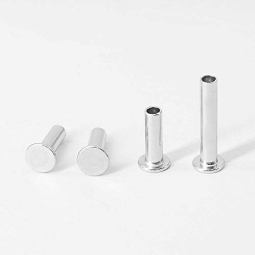 Testa piatta in acciaio inossidabile 304, ribattino semi-cavo, rivetto semi-cavo testa piatta-M5 * 26 5