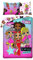 Halantex OMG-019BL – Wende-Bettwäsche-Set O.M.G. Fashion Dolls – Slay All Day Fierce Fashionable Flawless Lol 100% Baumwolle 2-teilig Bettbezug und Kissenbezug - Mehrfarbig - 140 x 200 cm / 70 x 90 cm