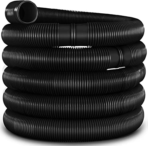 tillvex® Poolschlauch 14m Ø38mm Solarschlauch mit Muffen - Made in Germany | Schwimmbadschlauch für Pool und Schwimmbecken | Saugschlauch UV- & chlorbeständig | Flexibler Wasserschlauch Pumpenschlauch