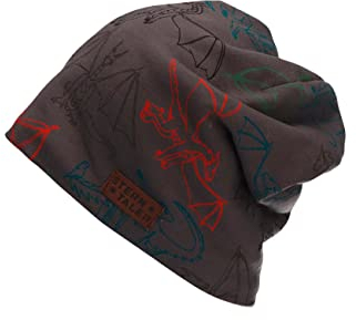 Sterntaler Jungen Slouch Beanie Dragon M tze, asphalt, 53 EU