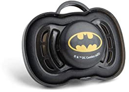 Herobility Pacifiers for 6 – 12 Month Baby Batman | BPA Free, Thin & Soft Silicone Material, Large Air Vents | Easy to Clean & Hygienic