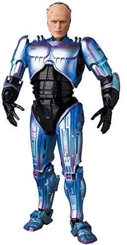 Medicom MAFEX No.196 Robocop 2 Robocop 2 Murphy Head Version, Gesamthöhe ca. 160 mm, Nicht skaliert, vorgefräste Actionfigur