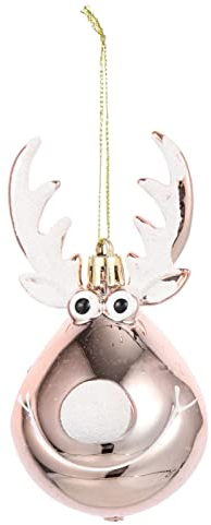 Yardwe 2st Weihnachtsglocken Weihnachtsschmuck Bruchsichere Weihnachtskugeln Weihnachtsfeier Gefallen Hängende Kugeln Ornamente Krippenschmuck Dekorationszubehör Plastik Weihnachtsbaum