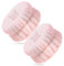 Gesicht Waschen Armband Spa Gesicht Armbänder Makeup Schweißbänder Elastisch Handgelenk Spa Waschband Saugfähige Handtuch Armbänder für Gesichtsreinigung Hautpflege Frauen Mädchen (Rosa)
