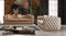 JV Möbel Polstergarnitur Sofagarnitur 3+3 Sitzer Chesterfield Luxus Garnitur Sofas Leder