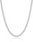 LOCCY Herren Damen Panzerkette Halskette, 3,5/5/6/7/8mm breit Edelstahl Silber Panzerkette Gliederkette Kette Silberkette Hip-Hop Kette Halskette Länge 46-66cm (Silber-3,5MM Breit, 61.00)