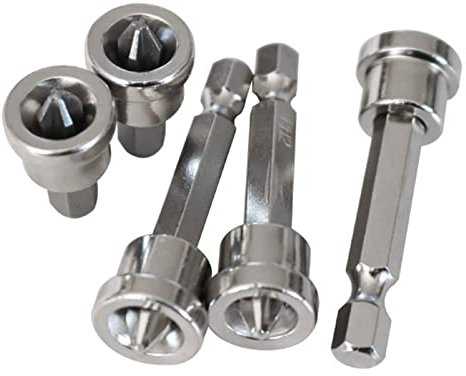5pcs Profjpsional Magnetic Positioning Screwdriver Bits Woodworking Screw Hex Shank Positioning Bit Batch for Head