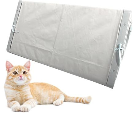 SKUDA Katzenhängematte,Robuste und atmungsaktive Fensterhängematte, abnehmbar - Katzen Spielen Spielzeug für Balkon, Tierheime, Wohnzimmer, Schlafzimmer, Spielzimmer