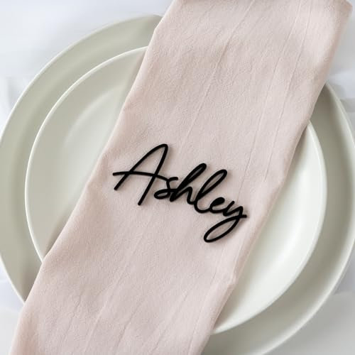 Wedding place names | Personalised place names for table setting | Table name cards | Wedding table favours | Acrylic name tags | Christmas name place cards