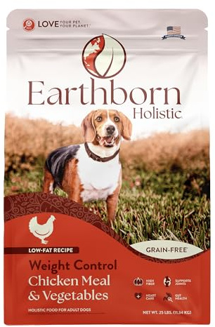 Earthborn Holistic Weight Control 25 lb. Chicken Meal & Vegetables Grain-Free Dry Dog Food
