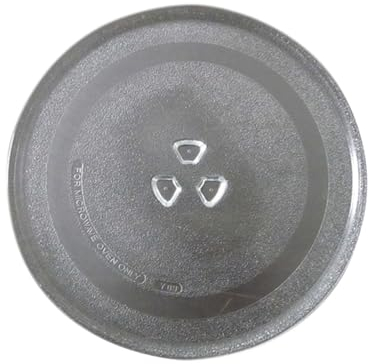 Microwave Plate 245mm/255mm Fit Microwave Turntable Glass Tray Scratch-Resistant Plate Glass Plate Turntable Microwave Replacement Parts
