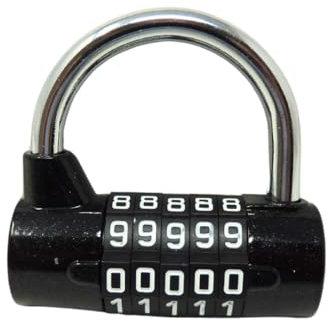 Tri-Circle Zahlenschloss 65 mm BC - Robustes und sicheres Zahlenschloss. Ideal für Taschen, Schränke, Tore und mehr. | Zuverlässige Sicherheit | Einfache Installation