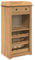 vidaXL Weinschrank, Weinregal mit Stauraum, Flaschenregal für Esszimmer Küche Keller, Flaschenständer Weinständer, Massivholz Kiefer