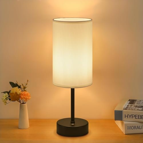 Five liters Rechargeable Cordless Table Lamp Dimmable|5000mAh LED Battery Powered Lamps with Brightness Memory (2700K), Portable Bedside Light, Small Touch Control Lamp for Bedroom/Living Room-Black