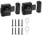 PATIKIL Combination Cabinet Latch, 2 Pack Zinc Alloy Keyless Drawer Lock 3-Digit Password Cabinet Lock Safety Lock for One-Way Door Cupboard, Black