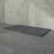 Aquariss SMC Slate Effect Shower Enclosure Tray 1500x800mm Rectangular Wetroom Shower Base Anthracite