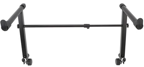 Yosoo Health Gear Keyboard Stand Extension Adapter, L-Shape Riser | Transforms to double-tier, Adjustable 42-75cm, sturdy metal/plastic, effortless install, portable