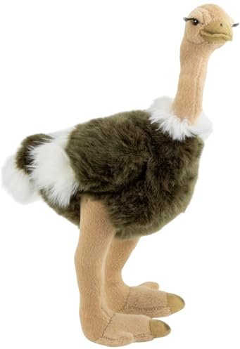 Carl Dick Vogel Strauß ca. 30cm, Plüschtier, Stofftier, Kuscheltier 3711