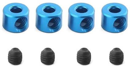 JYYTERD Parti RC Compatibile con Tamiya RC Auto Aggiornamento Modifica Parti Accessori Fibbia Limite Metallico Stabilizzatore Barra Tappo 53827