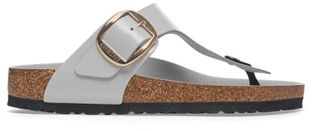 Birkenstock Gizeh Big Buckle 1029430 – Shine Stone Coin, grau, 40 EU