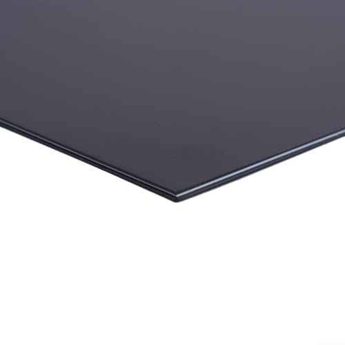 Schlagplatte Material für DIY E-Gitarre Pickguard Blank 44 x 29 cm Blatt in 3-lagigem Design (schwarz)