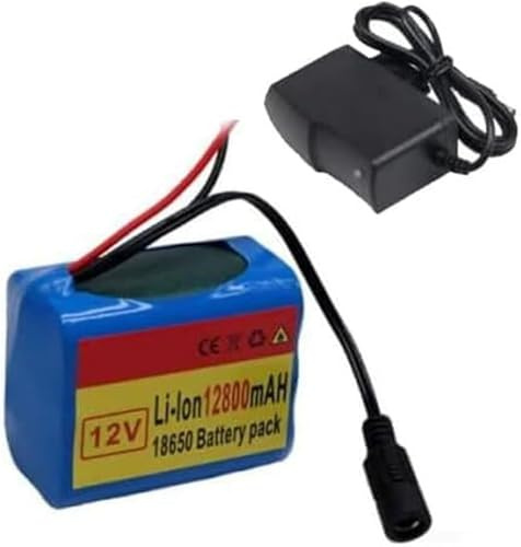 Lithium Battery Pack 18650 3S2P 12V 12800mAh Built-in BMS Protection Board Lithium-ion Rechargeable Batteries with Charger