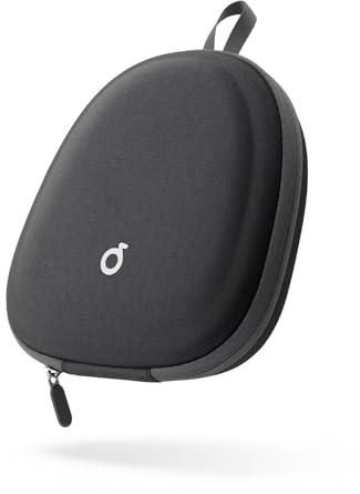 Headphone Case Hard Shell Super-Slim for Soundcore Anker Q20i Q30/Sony | Fits JBL/JLab/KVIDIO/Bose/RUNOLIM Over-Ear Headphones , Universal Portable Travel Organizer Bag
