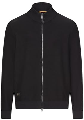 camel active Herren Strickjacke aus Baumwolle