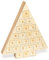 Baker Ross Árbol de Adviento de Madera (Paquete de 1), niños diseñen y decoren, Ideal para la Escuela, Grupos Manualidades en casa, Multicolor (AC423)