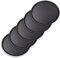 Schramm® Vassoio da 5 Pezzi Vassoio Gastro 35cmx2cm Rotondo Nero da 5 Pezzi con Rivestimento Antiscivolo a