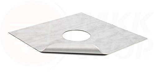 MKK - 20147-004 - Dichtungsfolie Dichtungsband Hydrofolie Duschablauf Bodenablauf Abdichtung selbstklebend 370 x 370 mm Ø 125 mm