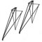 Natural Goods Berlin 2X Tischgestell X Set Hairpin Legs Tischbeine |12mm Stahl | Esstisch, Schreibtisch, Bank, Couchtisch | Schwarz, Weiß (H 72cm (ESS-/Schreibtisch), Schwarz)