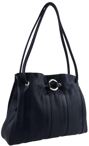 Gigi Othello Schultertasche weiches Leder Marineblau