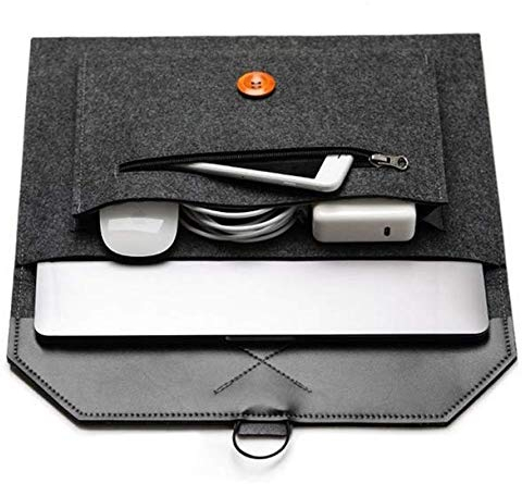 30,48 cm (12 Zoll) Filz-Laptophülle für Google Pixel Slate/Surface Pro 6 5, HP Chromebook 11 Stream 29,5 (11 Asus VivoBook XIDU PhilBook 11,5 Zoll RCA Galileo Schwarz schwarz 12 inch