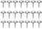 HEEPDD 100pcs Ongles de Tapisserie d'ameublement, épaissie Bulle de cuivre Clou en Laiton Antique Meubles de Fer en Laiton décoratif Dessin épingles Ronde Pouce