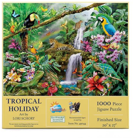 Puzzle SunsOut - Lori Schory: Tropical Holiday, 1.000 piese (Sunsout-35098)