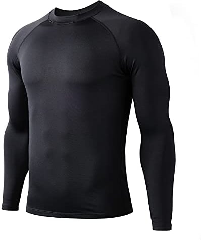 HUGE SPORTS Thermoshirt für Herren, 2025 Funktionsunterwäsche als Ski- & Winterunterwäsche, Atmungsaktiv & Feuchtigkeitsableitend, Warme Thermounterwäsche Männer