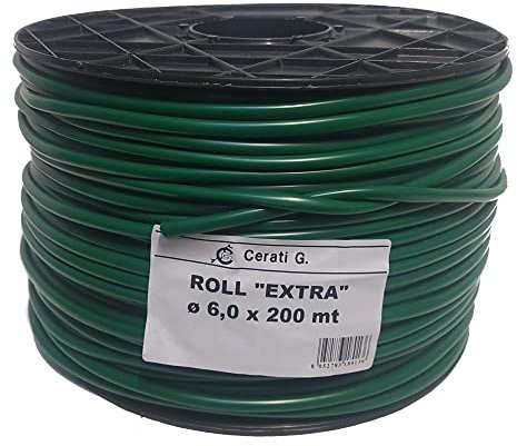 Plant Ties For Climbing Plants, Garden Ties, Cable Ties Heavy Duty, Flexible Tying Tube, Flexi Plant Tie, Plastic, Soft & Commercial Quality, UV Stable, For Garden Plants - 10 Year Life - 6mmx200m