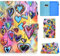 Sbaicen Lenovo Tab M10 FHD Plus Funda (TB-X606X / TB-X606F)，Carcasa de TPU Suave con función de pie y Ranura para Tarjeta - Caramelo en Forma de Corazon