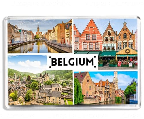 Belgium - Europe - Souvenir Tourist Fridge Magnet - Novelty Keepsake Gift