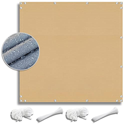 ZQXFZ BalkonfäCher 2x7M. Oxford-Stoff，Kordel + Kabelbinder. Uv-Filter, Staubdicht gelten gartenparty Easy to Assemble Robustheit von Balkonverkleidung Windschutz