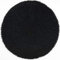 Muratap Teppich Wohnzimmer Modern - Loca Shaggy - Hochflor Teppich Weich und Warm Schmutzabweisend und Pflegeleicht Wohnzimmerteppich - Große: 300 cm - Rund - Farbe: Schwarz