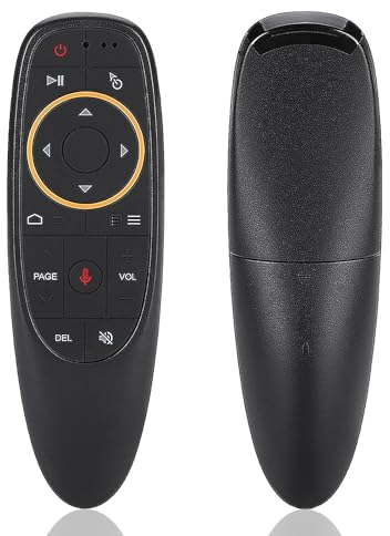 SALALIS Air Mouse Control Remoto, 2.4G Wireless Voice Airmouse Airmaus con Giroscopio de 6 Ejes Plug and Play para Smart TV, PC, Android TV Box